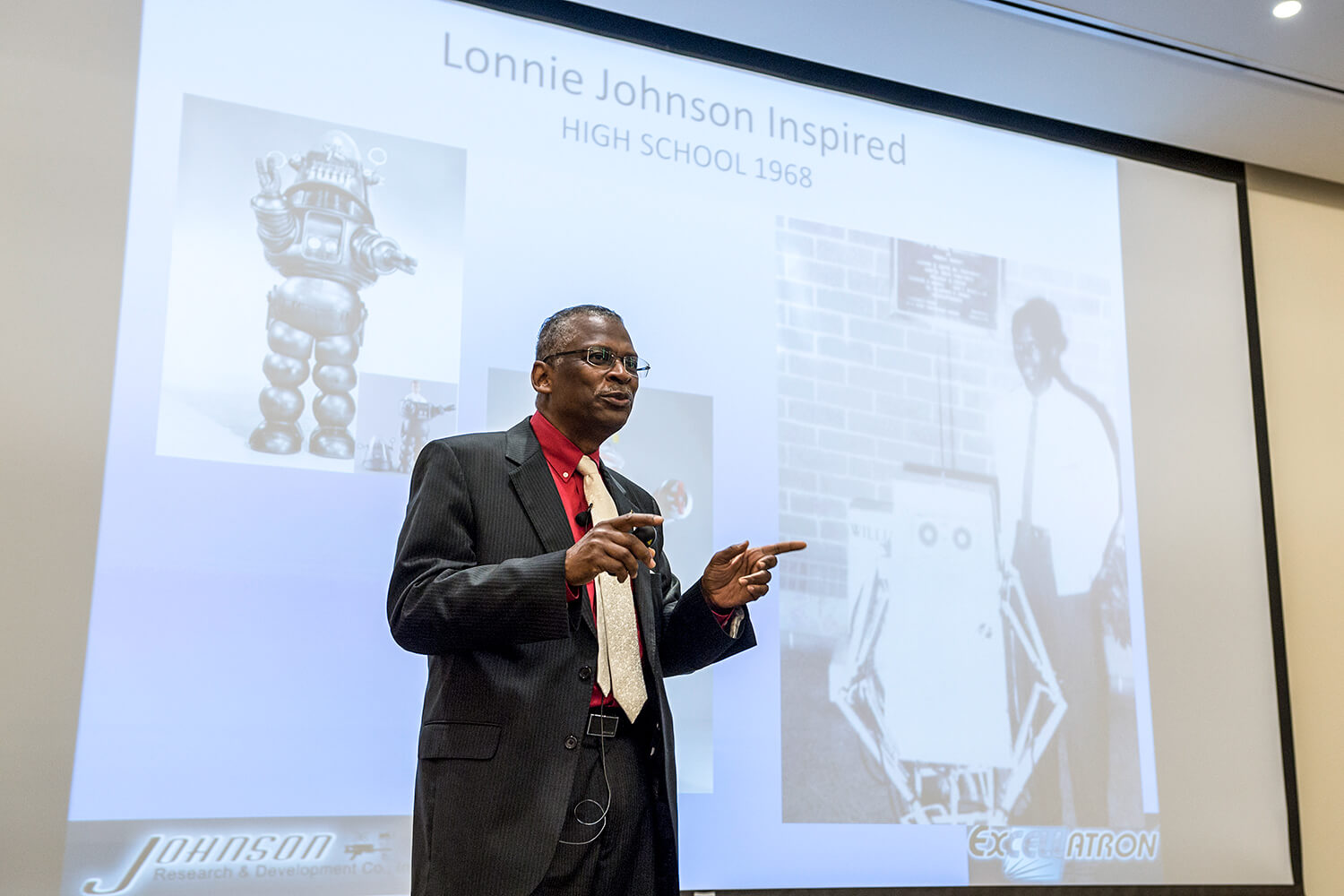 Image: Johnson today, discussing his inspirations and his early years