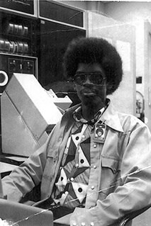 Image: Lonnie Johnson as a college student at Tuskegee University.