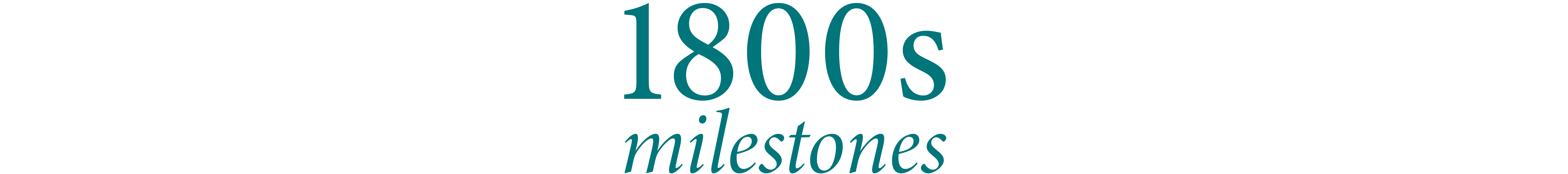 1800 milestones banner