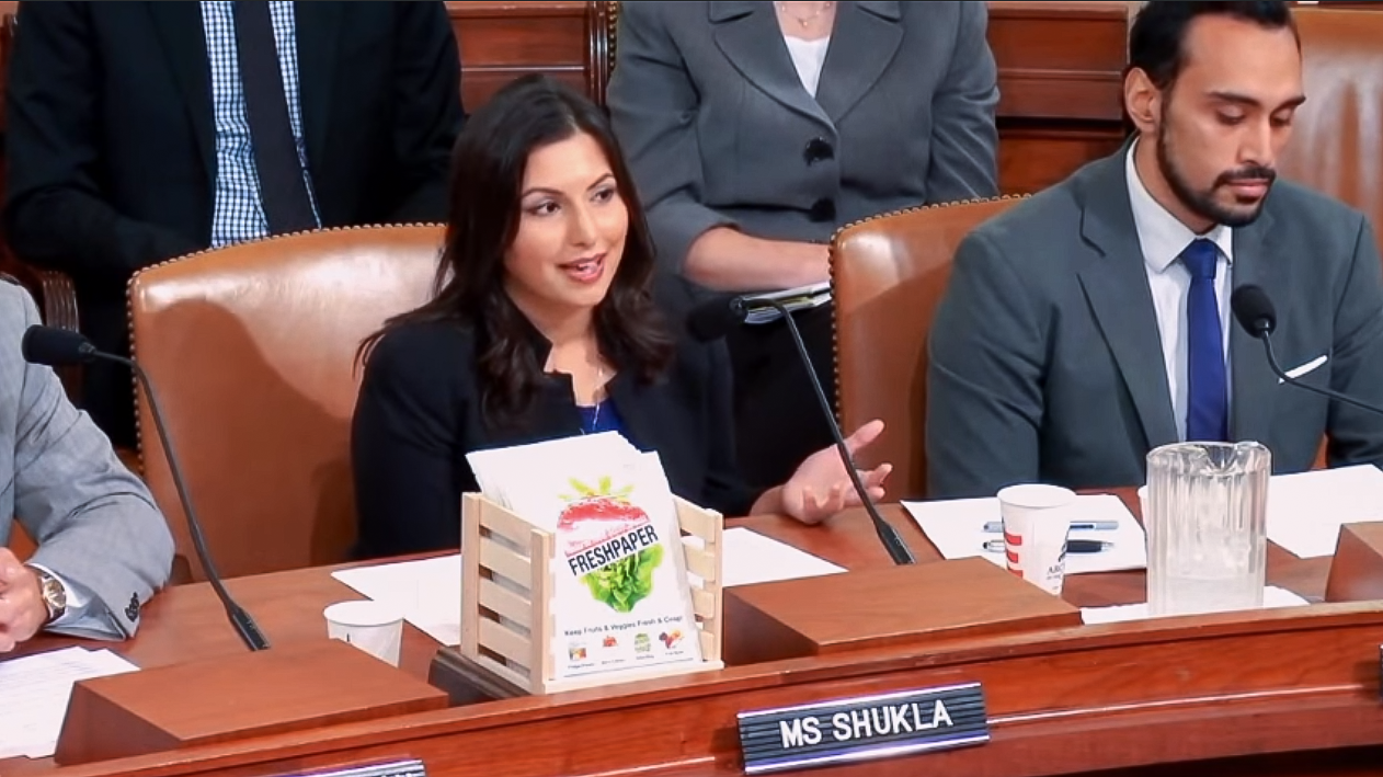 Kavita Shukla testifies before Congress