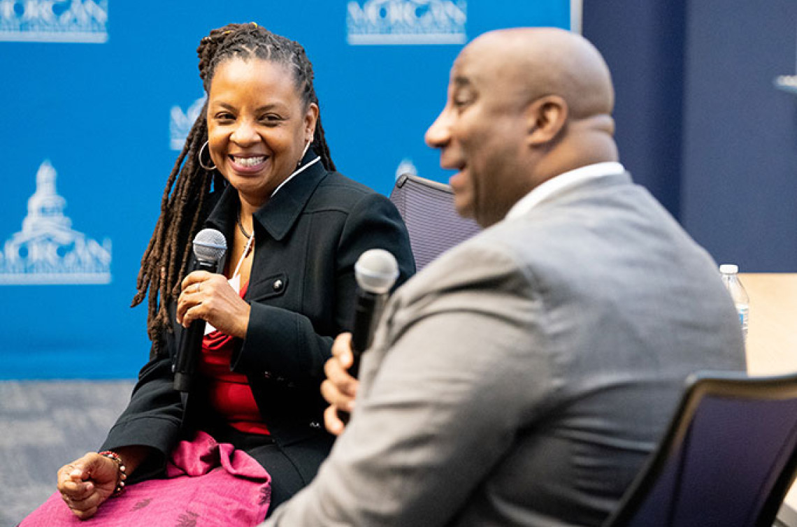 Deputy Director Brent discussed USPTO resources, including the Patent Pro Bono Program, in a fireside chat with Leshell Hatley