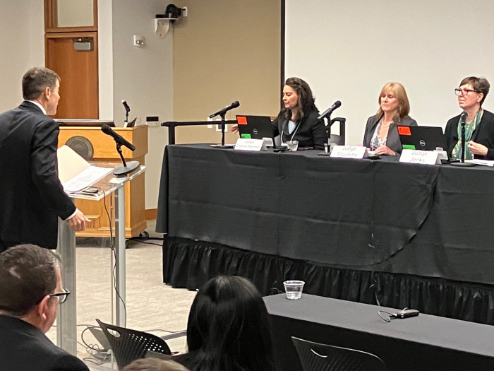  PTAB judges preside over oral argument in an ex parte appeals proceeding.