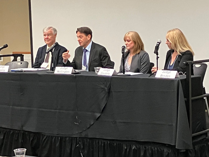 PTAB and TTAB judges holding live hearings at the University of Oregon Law School in Portland, OR.