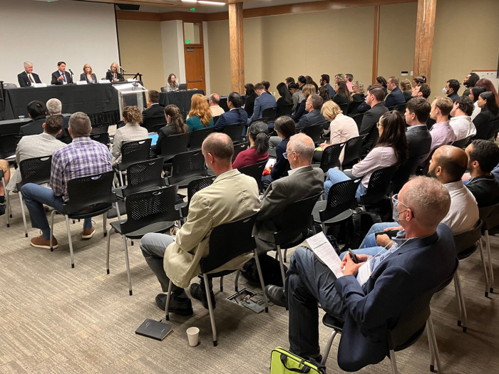  PTAB and TTAB judges holding live hearings at the University of Oregon Law School in Portland, OR.
