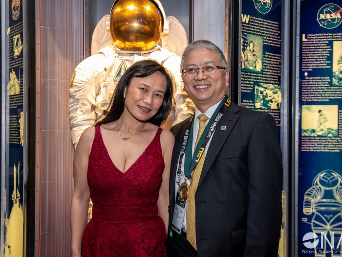 NAI Fellow and spouse at Johnson Space Center Museum