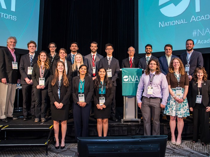 Group photo of the 2018 NAI student showcase participants