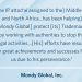 [The IP attaché assigned to the] Middle East and North Africa . . . has been helping [Mondy Global] 
