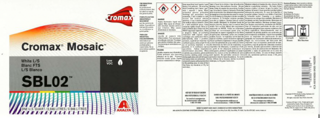 trademark specimen example for Cromax Mosaic