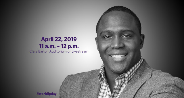 April 22, 2019, 11 am - 12 pm, Clara Barton Auditorium or livestream