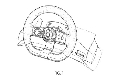 An example of a drawing with broken lines used in a Design Patent Application.