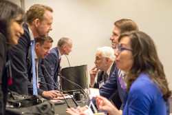 IP Attachés meet with stakeholders at an American Bar Association meeting in Long Beach, California.