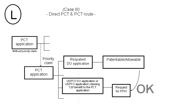 (L) Case III - Direct PCT & PCT Route -