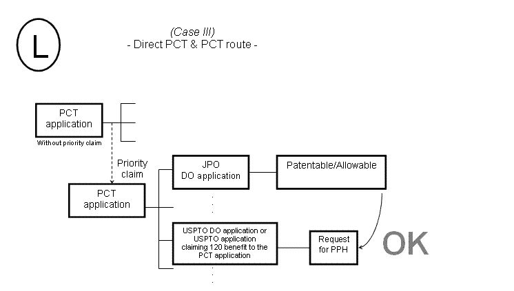 (L) Case III - Direct PCT & PCT Route -