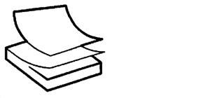 Image of a paper stack which is not surrounded by a broken line.