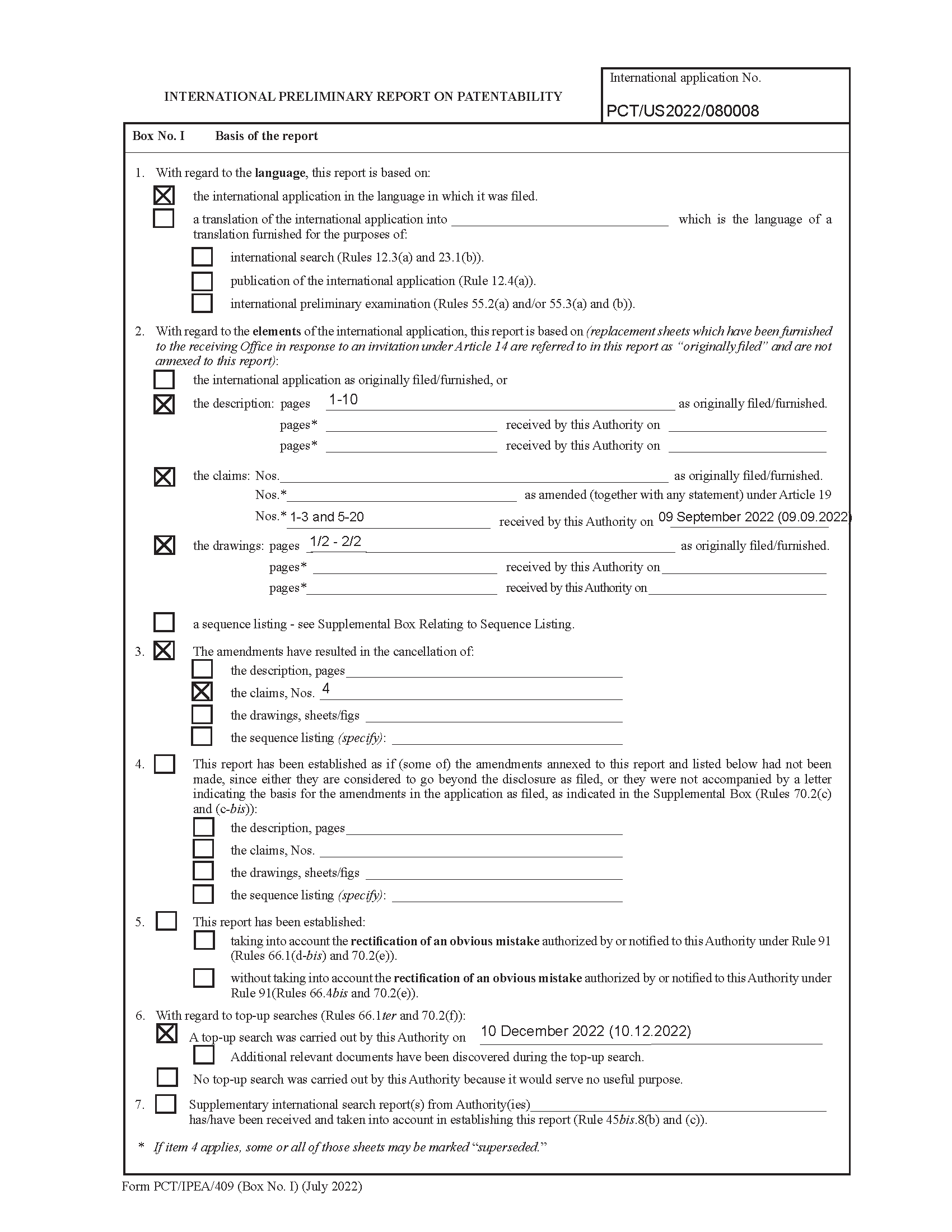 PCT/IPEA/401 (sceond sheet) PCT Demand 