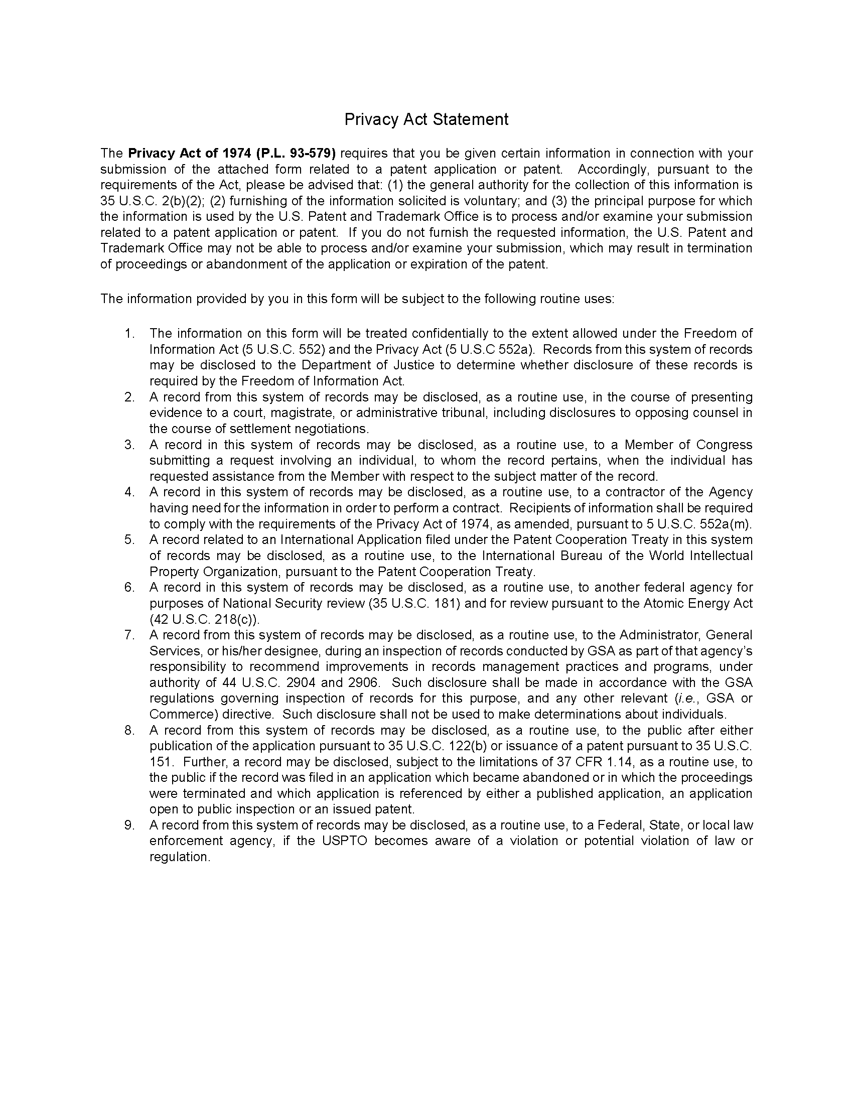 PTO/SB/133 Patent Term Adjustment Statment under 37 CFR 1.704(d), Page 2