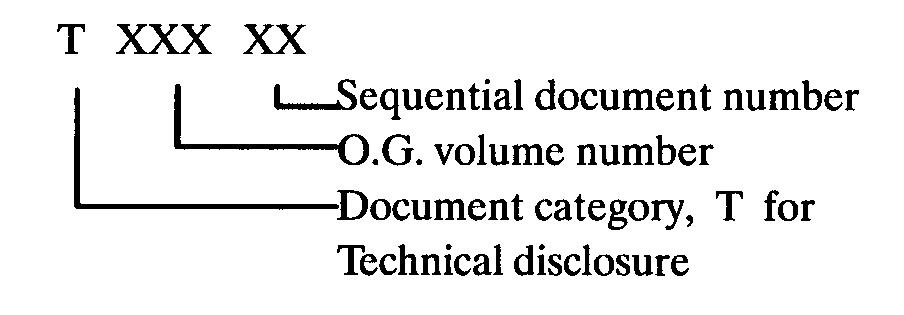 Example of Defensive Publication Number beginning Nov. 1980