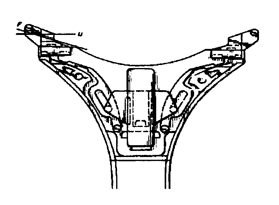 Razor Connected With Slotted Pintle
