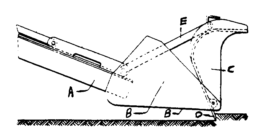 FIG. 1 - AS BULLDOZER BLADE
