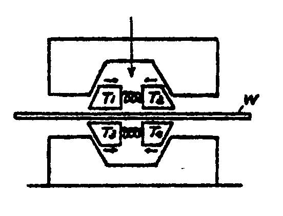 Tool-complex with paired, coplanar tool-faces, arrangedto upset flat work (subclass 395).
