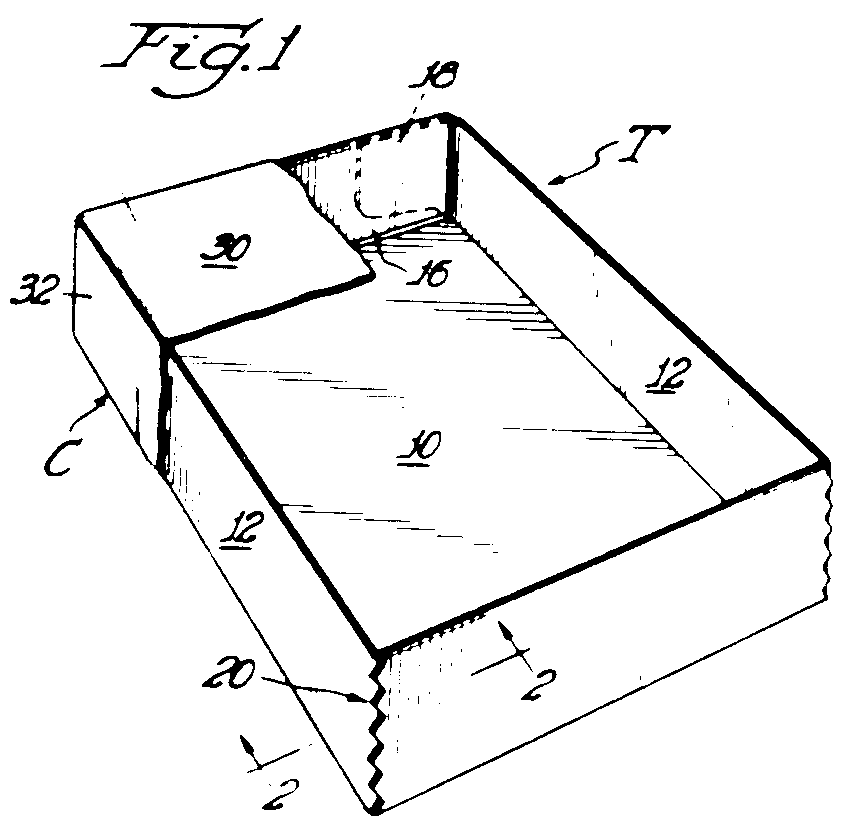 closure; depending flange
