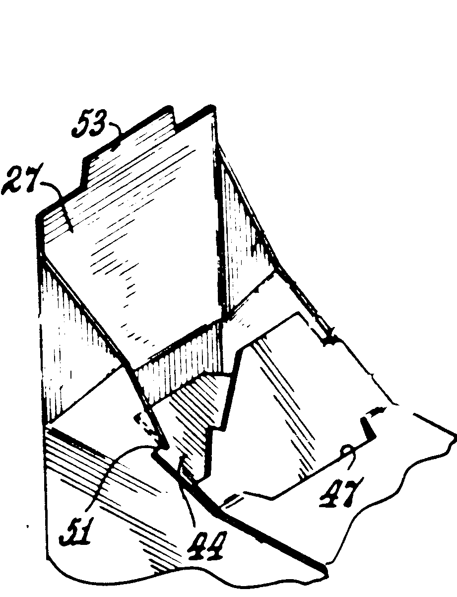 closure movable to pour spout position by unfolding only;no tearing involved
