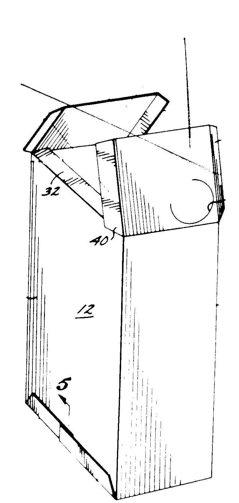 flanges or tabs, opposed extensions
