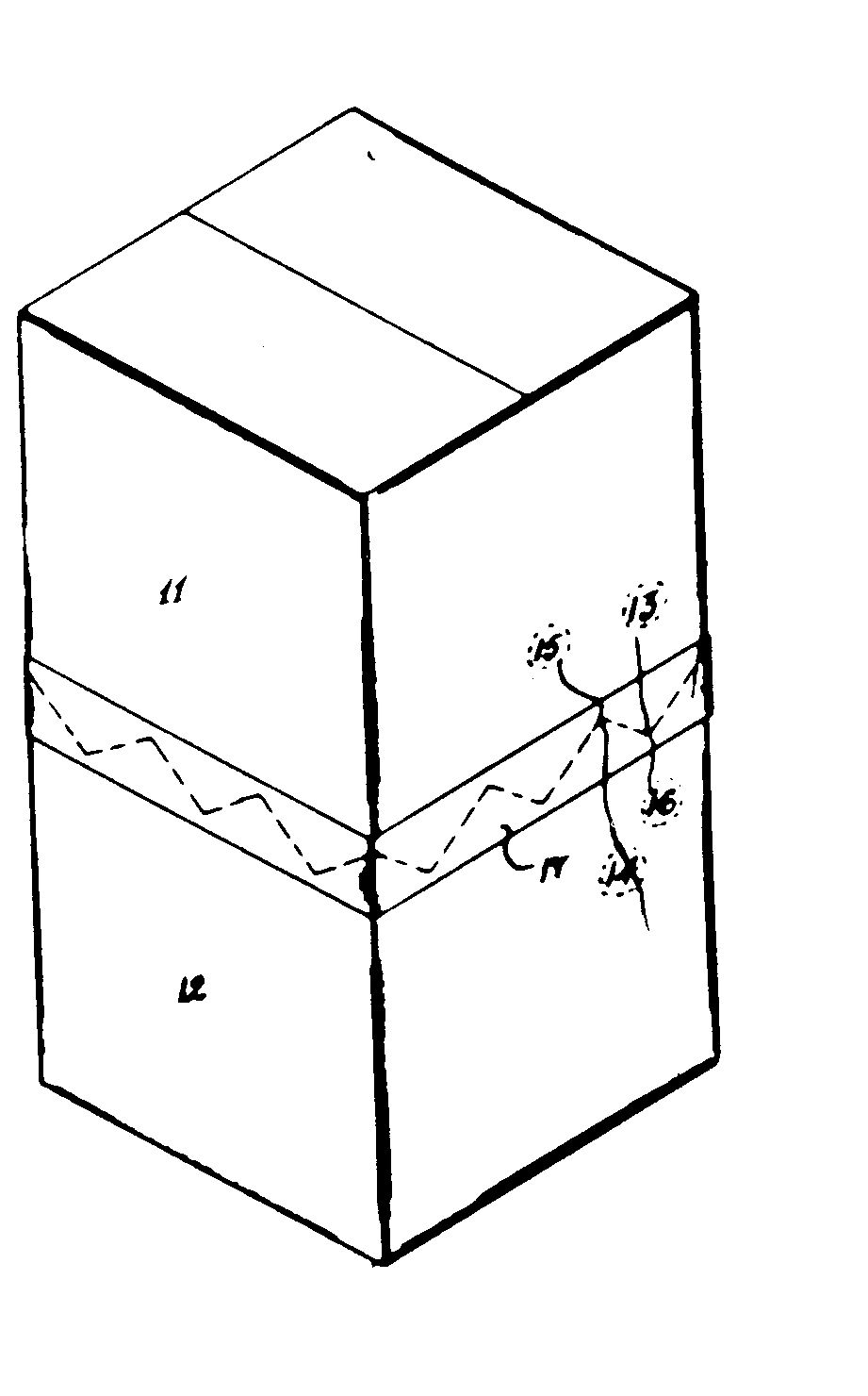 separate securing element; joint
