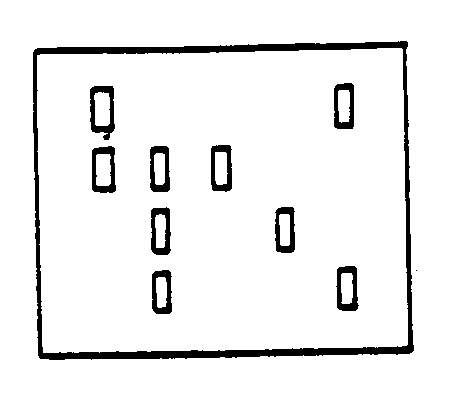 Fig. 11 Reperforated or overpunched card. (subclass 63)  
