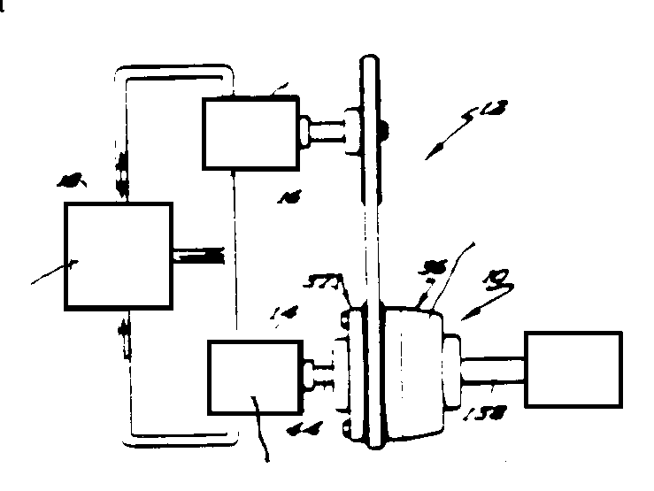 motor; pump; planetary gearing; load; motor
