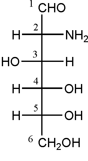 [14]  (b) for  cyclicsaccharides, except for C-glycosyl compounds describedin section, and (c) there can be substitution by moieties whichdo not destroy the cyclic saccharide structure as long as at least one -XH or  -XR group is bonded directly to the hemiacetal/anomeric carbon(this carbon is denoted with an asterisk in the figuresbelow), wherein X is -O-,  -S-,or  -NR subscript S- and R is H or agroup bonded to X through carbon and R subscript S is asubstituent which completes the valency of the nitrogen atom,  andfigures [15-18] represent the minimum structurenecessary to constitute a cyclic saccharide derivative:
