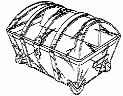 Example of a design for a storage container that simulatesfurniture.
