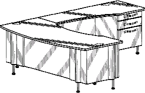 Figure 1. Example of a design for a work station.   	 	 	 	    
