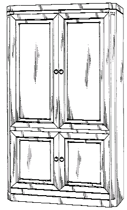 Figure 1. Example of a design for an entertainment center.
