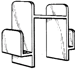 Figure 2. Example of a design for a visible storage rack.   
