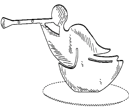 Figure 2. Example of a design for animate jewelry display rack.   
