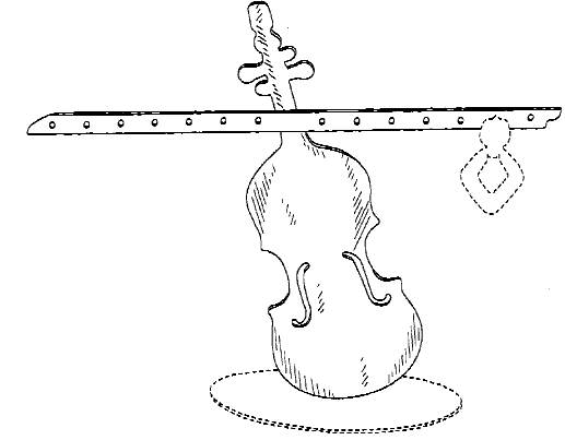 Figure 2. Example of a design for a jewelry display rack.   
