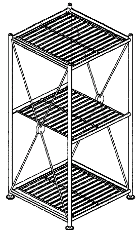 Figure 1. Example of a design for a superposed wire stand.
