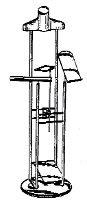 Figure 1. Example of a design for a display stand with shelf.
