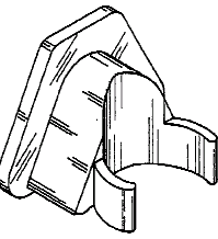 Figure 1. Example of a design for a holder with clip display.   
