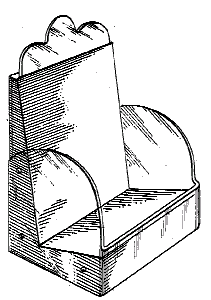 Figure 1. Example of a design for a magazine rack.
