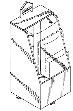 Figure 2. Example of a design for a bedding display stand.
