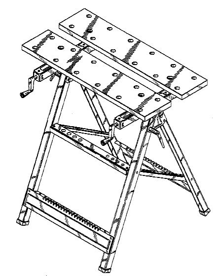 Figure 1. Example of a design for a work bench.
