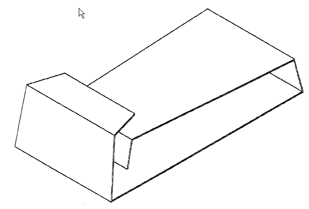 Figure 2. Example of a design for a table with uniform thickness.
