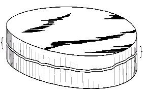 Figure 2. Example of a design for a table with unitary pedestal.
