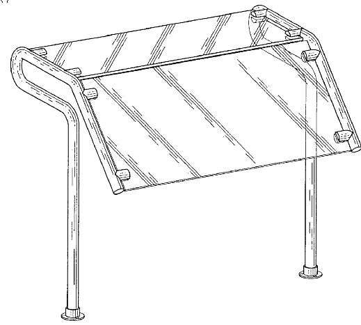 Figure 2. Example of a design for a sneeze guard.   
