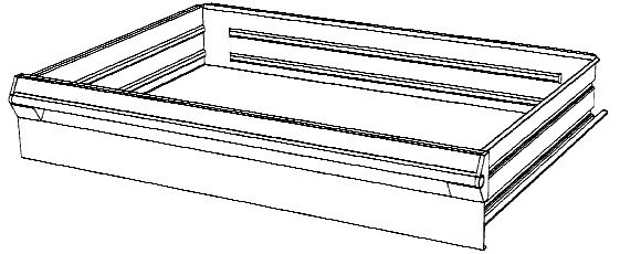 Figure 2. Example of a design for a cabinet drawer.   
