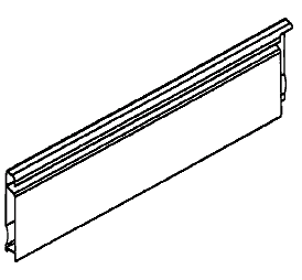 Figure 1. Example of a design for a side wall of a drawer.
