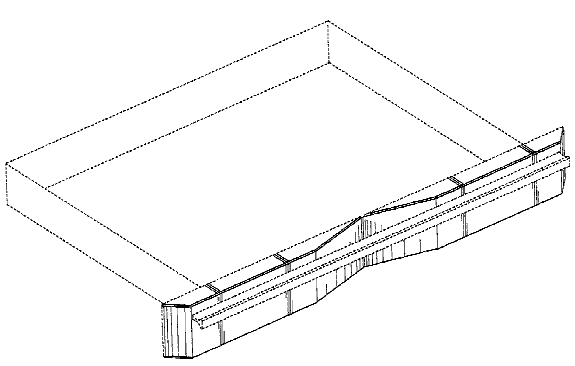 Figure 1. Example of a design for a drawer front face.
