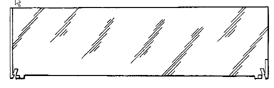 Figure 1. Example of a design for a shelf divide.
